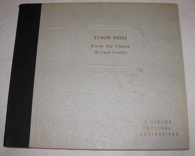 RICHARD CROOKS Tenor Arias From The Opera 3 x 12" 78 RPM RCA Victor Set M-585 VG - Image 1 of 4