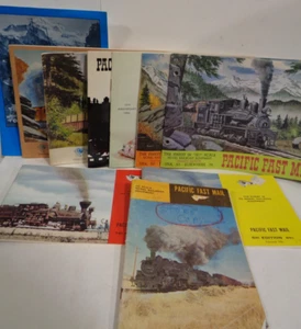 Lot of 10 Pacific Fast Mail HO Scale Catalogs 5th - 13th Edition & 1976 Brochure - Picture 1 of 11