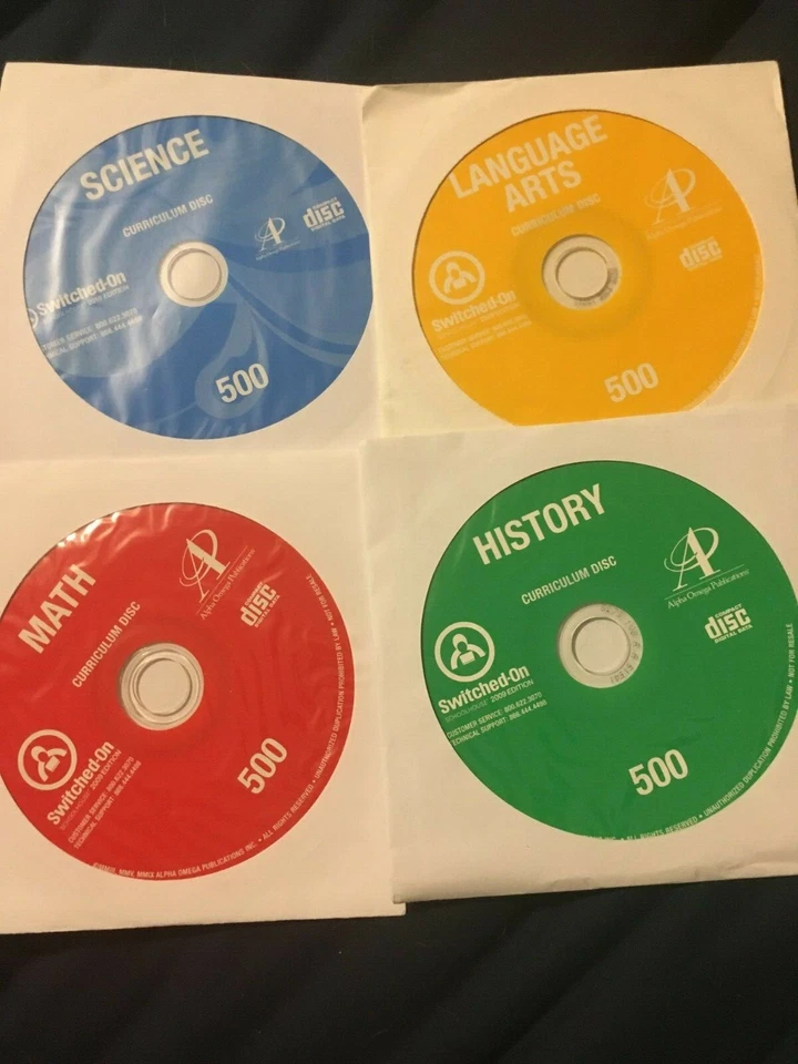 Switched on Schoolhouse, 5th grade 4’subject complete free ship, SOS AOP - Image 1 of 1