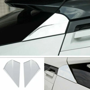 2X ABS Chrome Rear Window Spoilers Wing Cover Trim For 2016-2020 Toyota CHR C-HR - Picture 1 of 8