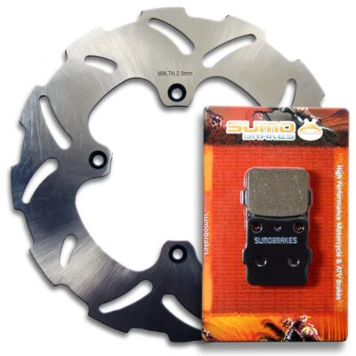 Rotor de freno delantero + pastillas para Honda CR80R [92-02] CR85R/RB[03-07] CRF150R/RB[07-23] Foto 1 de 4