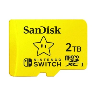 2TB SanDisk MicroSD Speicherkarte, Nintendo Switch, SD-Adapter, Class 10 100MB/s - Bild 1 von 4