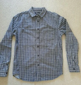 Camisa de manga larga azul pequeña Revival para hombre - Imagen 1 de 12