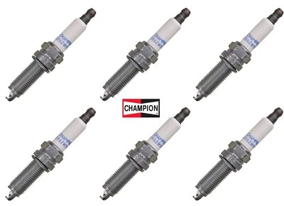 Set 6 Spark Plugs Champion 9417 Iridium For Acura Honda Hyundai Jeep Pre gapped - Image 1 of 3
