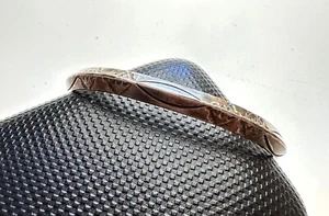 Southwestern Sterlingsilber gestempeltes Bison Armband VINTAGE - Bild 1 von 5
