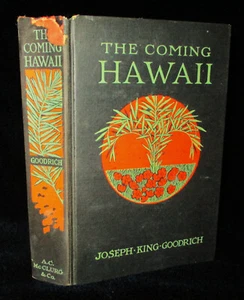 1914 THE COMING HAWAII Joseph King Goodrich 37 B/W Plates 1st HC - Picture 1 of 24