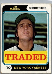 1974 Topps #618T Jim Mason Traded - Picture 1 of 2