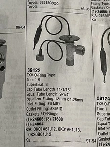 A/C Expansion Valve 39122 Unbranded Free Shipping Same Number As 4 Seasons - Picture 1 of 1