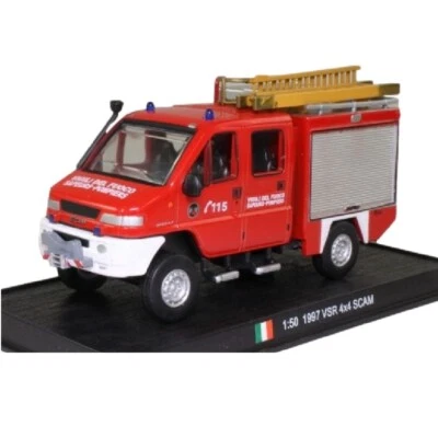VSR 4x4 SCAM 1997 1:50 Del Prado vigili fuoco diecast #115 - Immagine 1 di 2