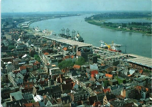 Postal vintage Bélgica Amberes vista panorámica BP16 - Imagen 1 de 2