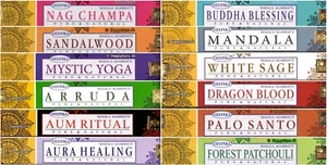 Deepika “19 Fragrances” YOU CHOOSE Incense Sticks 15g Masala (2024 Updated) - Picture 1 of 5