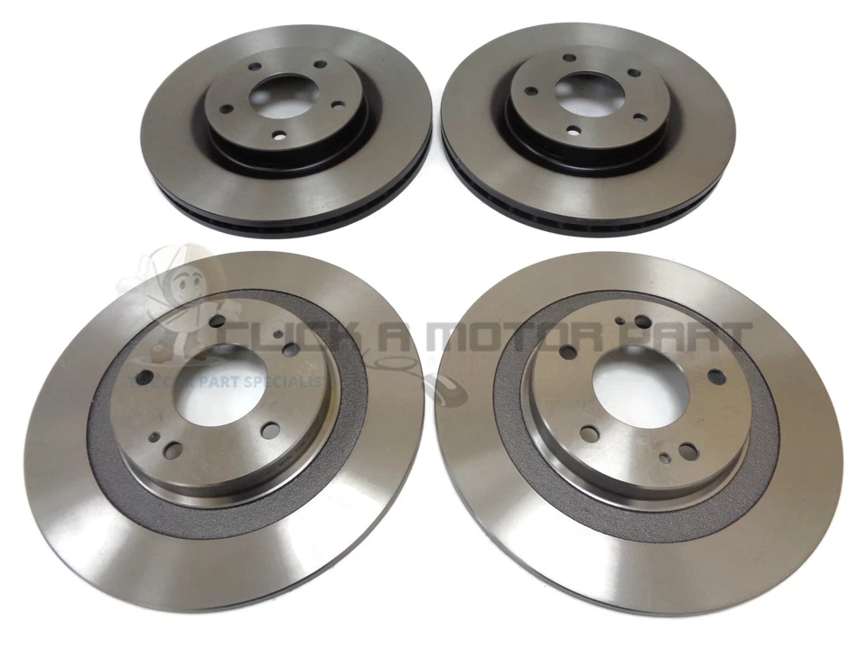 Front And Rear Brake Discs Set For Mitsubishi ASX All Models 2013-2022 - Image 1 of 1