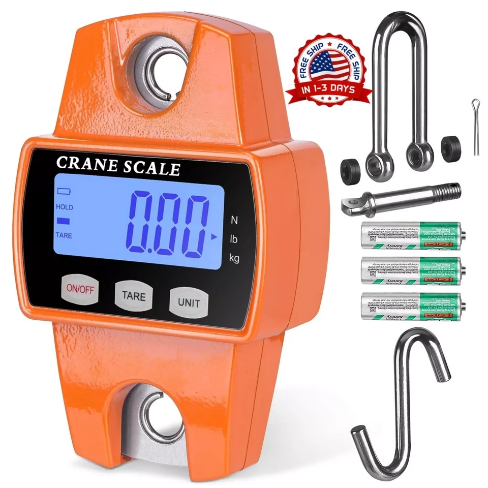 Báscula Peso Colgante Industrial Resistente Digital Preciso Profesional Granja Foto 1 de 4