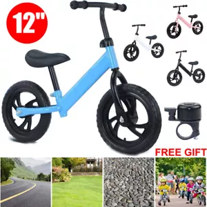 12" Kids Balance Bike Walking Running Training Bicycle For 2-6 Years Children - Picture 1 of 21