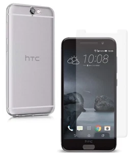 Per HTC ONE A9 COVER CUSTODIA SILICONE TRASPARENTE + PELLICOLA VETRO TEMPERATO - Foto 1 di 12