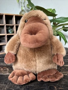 Rare Vintage 1987 Manhattan Plush Platypus Soft Stuffed Animal Toy - Picture 1 of 9