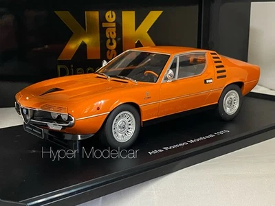 KK-SCALE 1/18 ALFA ROMEO MONTREAL (BLACK INTERIOR) 1970 ORANGE  KKDC180383 - Immagine 1 di 4