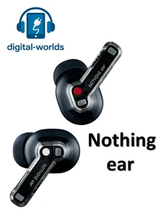 Nothing Ear – Kabellose Bluetooth Kopfhörer (Schwarz) +++ SEHR GUT +++ - Bild 1 von 1