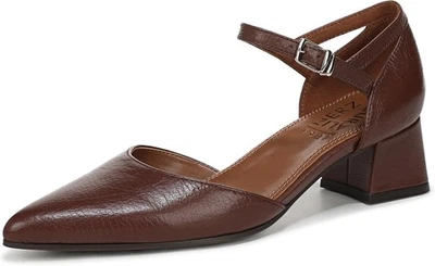 Bomba Naturalizer Maddox para mujer con correa de tobillo de tacón bloque Foto 1 de 4