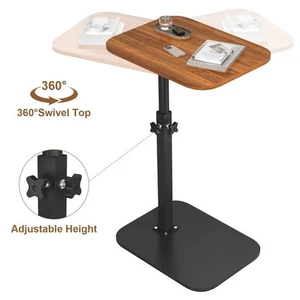 Laptoptisch Höhenverstellbar Beistelltisch C-Form Couchtisch Sofatisch Wohnzimme - Bild 1 von 44