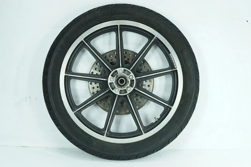 1986 Harley Sportster 883 Evolution OEM Front Wheel Rim Tire 100/90-16 57H 16" - Image 1 of 4