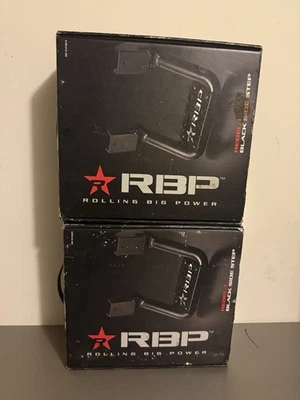 rbp rebel 1 黑色侧步 2x 全新 带所有零件和贴纸 — 第 1/4 张图片