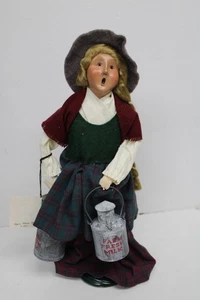 Byers Choice Cries of London Frau verkauft Milchmädchen Dosen 1992 mit Etikett - Bild 1 von 8