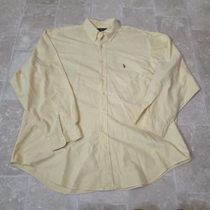 Modern Vintage Ralph Lauren Yarmouth Button Up Shirt Men's 17.5 - Picture 1 of 10