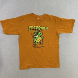 Vintage Sheltowee Trace Outfitters Shirt Youth Medium Hiking Turtle 90s Tee - Picture 1 of 10
