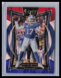 2024 Panini Select - Concourse Josh Allen #34 Red & Blue Shock Prizm - Picture 1 of 2