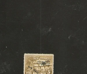 New Guinea 5/- Hut Air Mail - Picture 1 of 2
