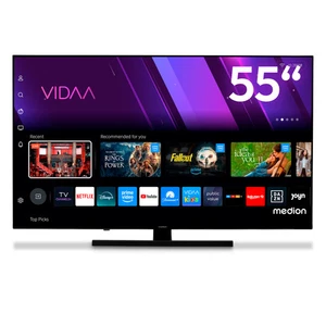 MEDION X8552504 55"QLED UHD Smart TV HDR Dolby Vision MEMC HD Triple Tuner - Bild 1 von 11