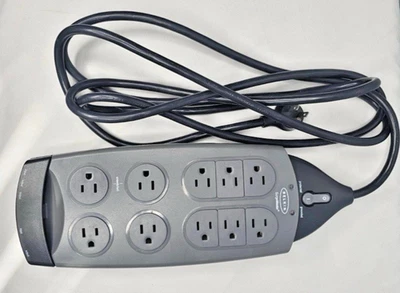 BELKIN SurgeMaster 10 Outlet F9G1032-10-GRY SURGE PROTECTOR 10ft. Cord - Image 1 of 4
