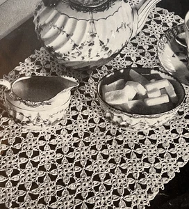 Vintage 1948 Royal Society Crochet Pattern 9104 DAISY PLACEMAT 12x18" - Picture 1 of 1