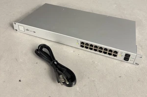 Ubiquiti UniFi US-16-150W Managed 16-Port (RJ-45) PoE Gigabit Switch Ships FAST - Zdjęcie 1 z 16