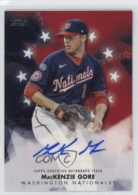 2024 Topps Series 1 Baseball Stars Auto Mackenzie Gore #BSA-MG Auto - Image 1 of 2