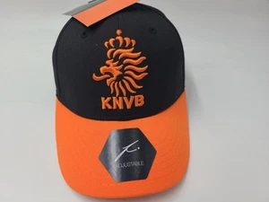 Selección Nacional de los Países Bajos Fútbol Fi Snapback Gorra Gorra KNVB Holandés Hombres Negro Naranja - Imagen 1 de 14