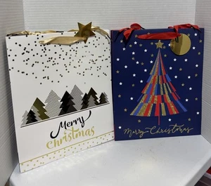 Holiday Christmas Gift Bags Lot Of 6 Bags (12.5 in. x4 in. x 10 - Picture 1 of 4