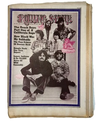 Black Sabbath Rolling Stone Magazine 1st Ozzy Osborne Cover Oct 28th 1971  #94 - Image 1 of 4