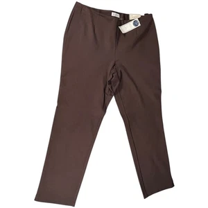 Charter Club Pant Shop Petite Knit Slim Leg Tummy Slimming Size Zipper Size 12 - Picture 1 of 8