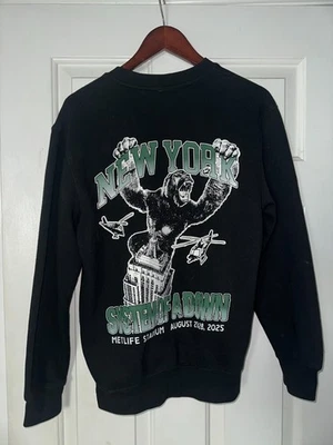 SYSTEM OF A DOWN Crew Sweatshirt - Official Merch MetLife NYC Size SMALL - Image 1 of 3