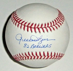 Béisbol firmado Rollie Fingers 1982 de los Cerveceros con 82 Cerveceros Bas Autografiado - Imagen 1 de 2