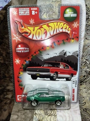 Chevy Camaro 2004 Hot Wheels Holiday Rods '67 verde Larry Wood sellado Foto 1 de 4