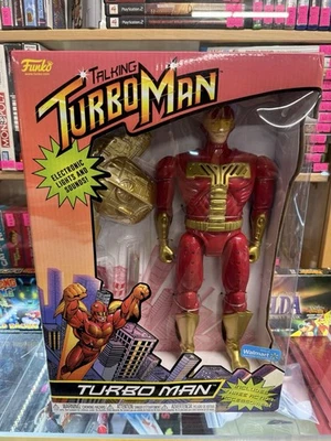 Figura de acción Turbo Man Talking 2021 retro Funko Turboman Toy Jingle All The Way Foto 1 de 4