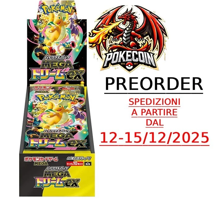 🇯🇵 Box Pokemon - MEGA Dream EX  ( M2a ) Booster Box Sealed Jap PREORDER 🇯🇵 - Imagen 1 de 1