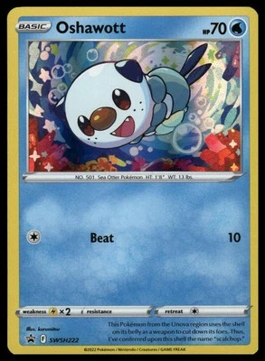 SWSH: Sword & Shield Promo Cards #SWSH222 Oshawott - Image 1 of 2