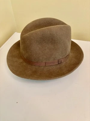 Pendleton Brown Wool Fedora Men’s Size MED - Image 1 of 4