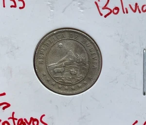 1935 Bolivia 5 Centavos bg - Picture 1 of 2