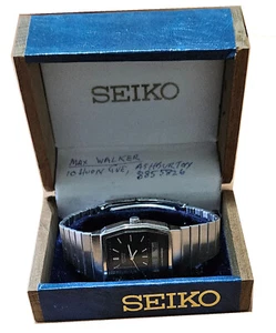 Vintage SEIKO H601 540A Analog Digital Alarm Chronograph Mens Wrist Watch - 1980 - Picture 1 of 10