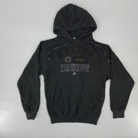 Boston Bruins Sweater Men Small Gray White NHL Hockey Sweatshirt Hoodie * Cover
